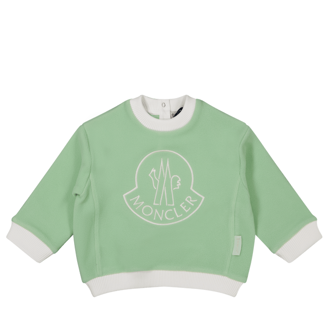 Moncler Baby Girls Sweater Mint Moncler Baby Meisjes Trui Mint - Superstellar