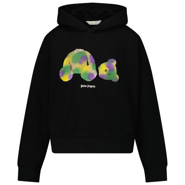 Palm Angels Kids Boys Sweater Black Palm Angels Kids Boys Sweater Black