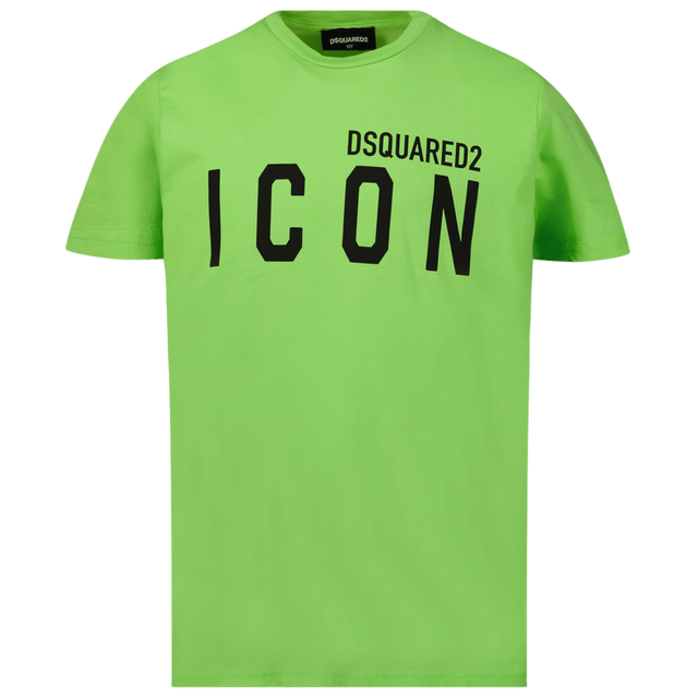 Dsquared2 Kids Unisex T-Shirt Green Dsquared2 Kids Unisex T-Shirt Green