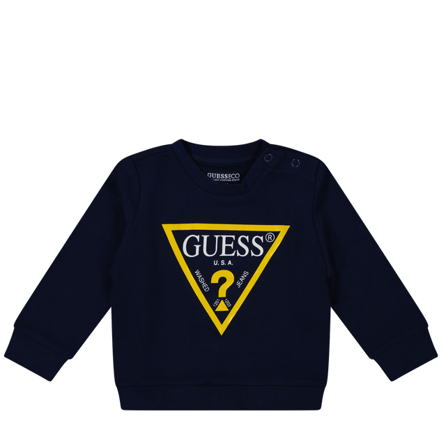 Guess Baby Boys Sweater Navy Guess Baby Boys Sweater Navy