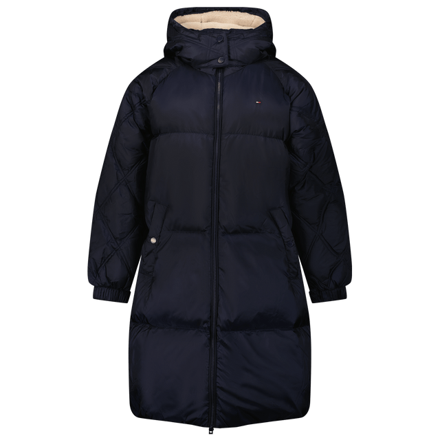 Tommy Hilfiger Kids Girls Coat Navy Tommy Hilfiger Kids Girls Coat Navy