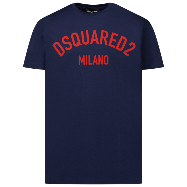 Dsquared2 Kids Boys T-Shirt Navy Dsquared2 Kids Boys T-Shirt Navy