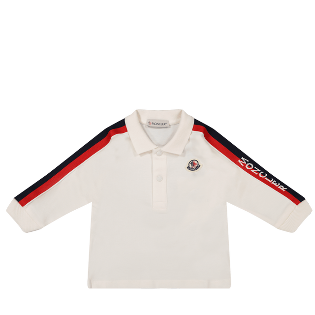 Moncler Baby Boys Polo Off White Moncler Baby Jongens Polo Off White - Superstellar