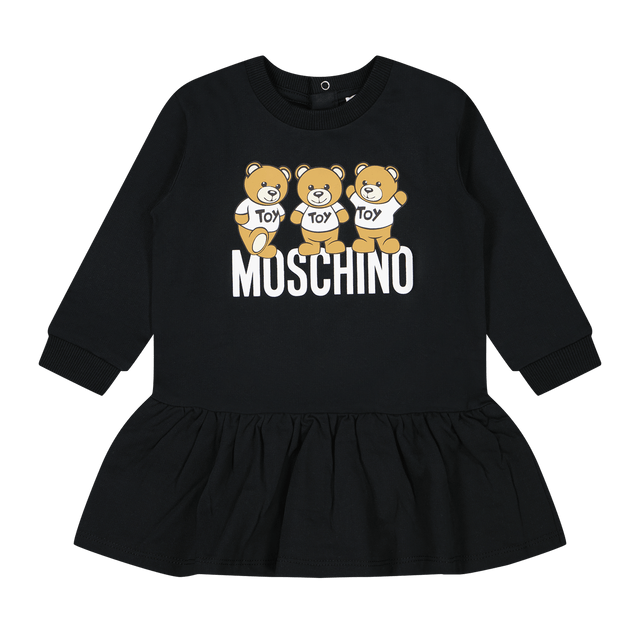 Moschino Baby Girls Dress Black Moschino Baby Girls Dress Black
