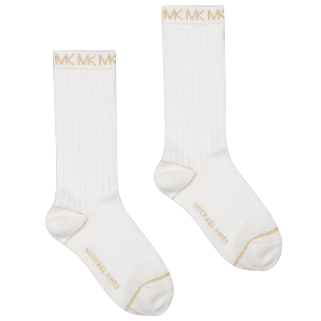 Michael Kors Kids Girls Socks White Michael Kors Kids Girls Socks White