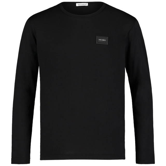 Dolce & Gabbana Kids Boys T-Shirt Black Dolce & Gabbana Kids Boys T-Shirt Black