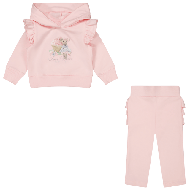 Lapin House Baby Girls Set Light Pink Lapin House Baby Girls Set Light Pink