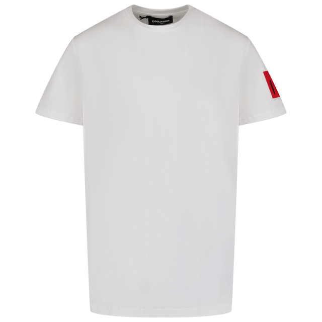 Dsquared2 Kids Unisex T-Shirt White Dsquared2 Kids Unisex T-Shirt White