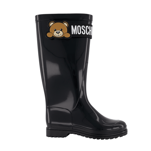 Moschino Kids Girls Boots Black Moschino Kids Girls Boots Black