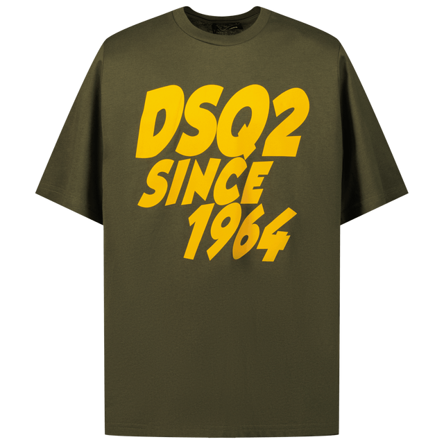 Dsquared2 Kids Unisex T-Shirt Dark Green Dsquared2 Kids Unisex T-Shirt Dark Green