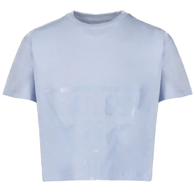 Guess Kids Girls T-Shirt Light Blue Guess Kids Girls T-Shirt Light Blue