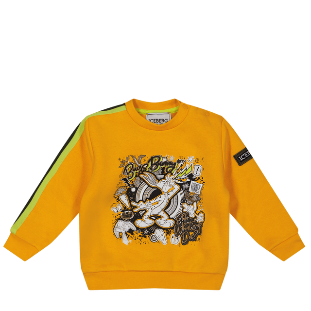 Iceberg Baby Boys Sweater Orange Iceberg Baby Boys Sweater Orange