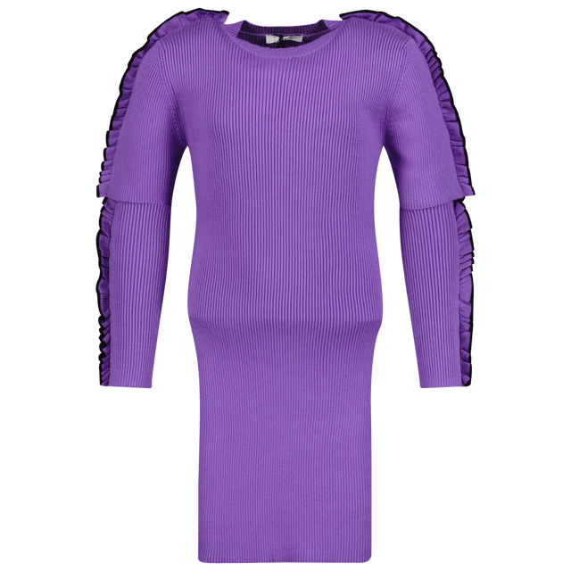 MSGM Kids Girls Dress Lilac MSGM Kids Girls Dress Lilac