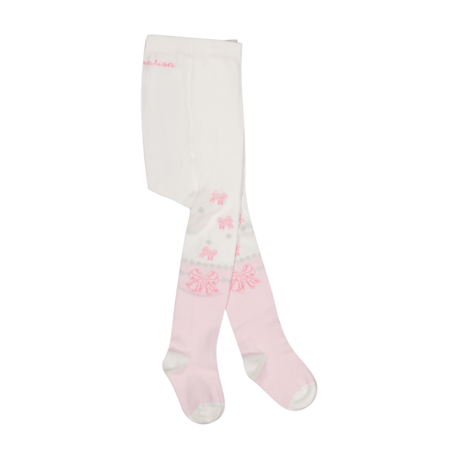 MonnaLisa Baby Girls Tights Off White MonnaLisa Baby Girls Tights Off White