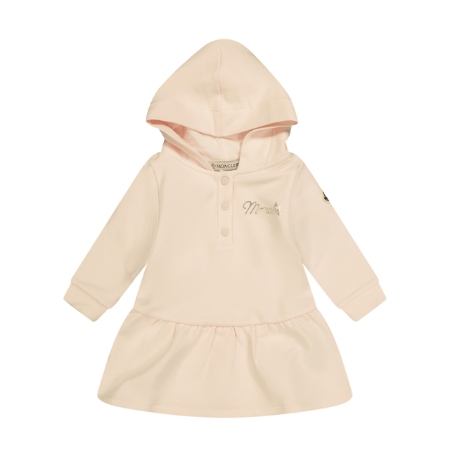 Moncler Baby Girls Dress Light Pink Moncler Baby Meisjes Jurkje Licht Roze - Superstellar