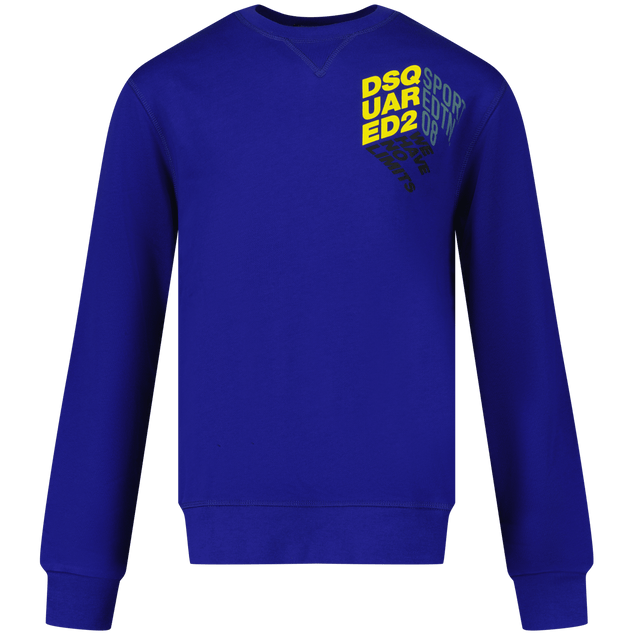Dsquared2 Kids Unisex Sweater Cobalt Blue Dsquared2 Kids Unisex Sweater Cobalt Blue