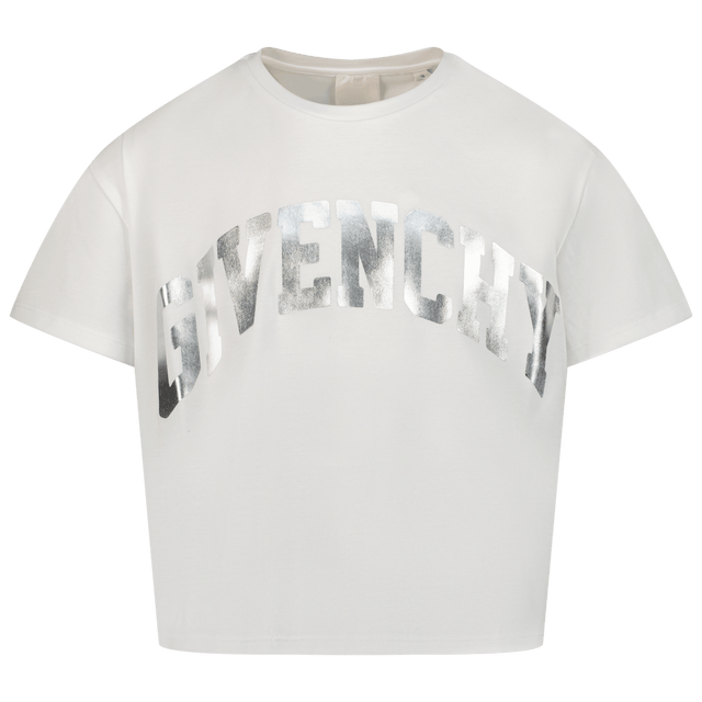Givenchy Kids Girls T-Shirt White Givenchy Kids Girls T-Shirt White