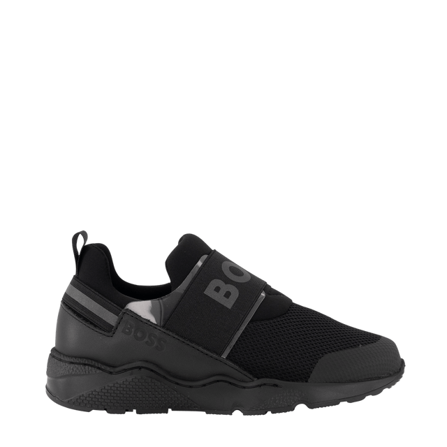 Boss Kids Boys Sneakers Black Boss Kids Boys Sneakers Black