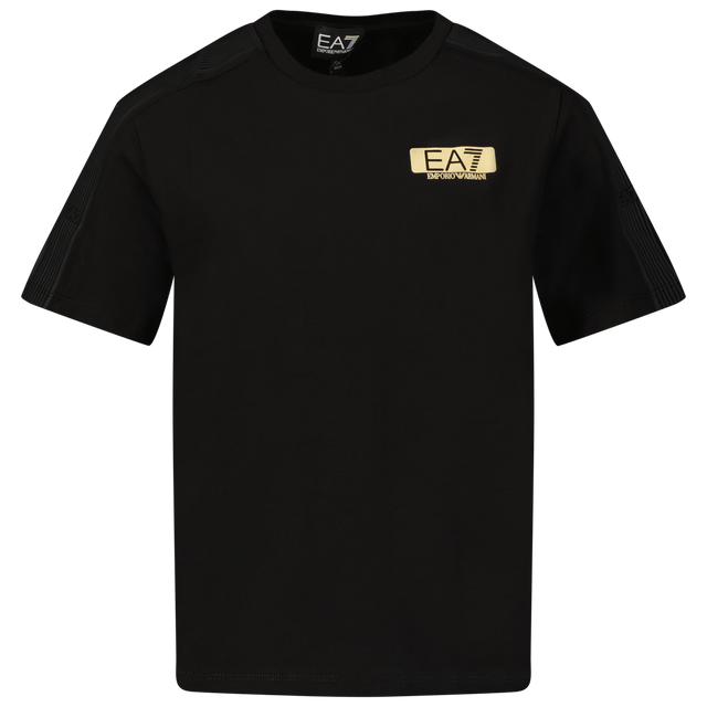 EA7 Kids Boys T-Shirt Black EA7 Kids Boys T-Shirt Black
