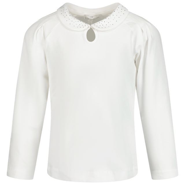 MonnaLisa Kids Girls T-Shirt White MonnaLisa Kids Girls T-Shirt White