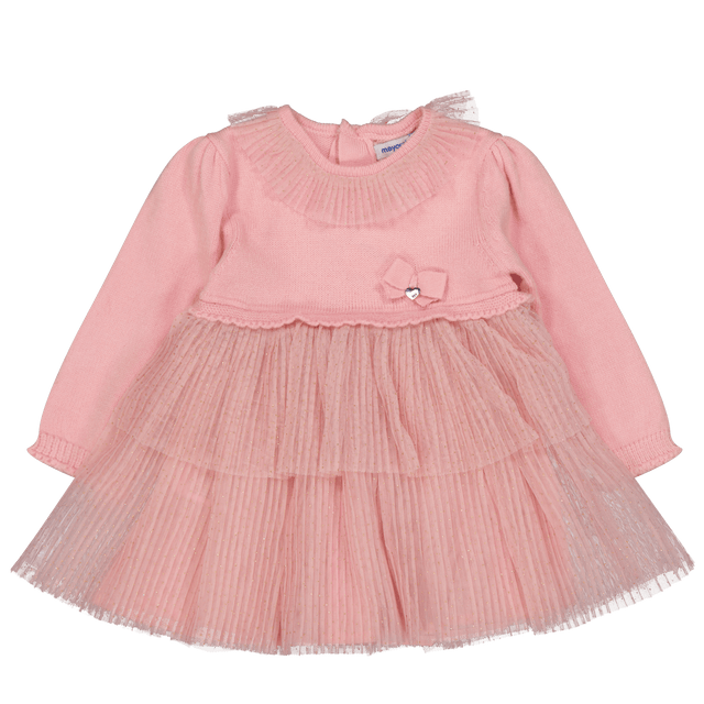 Mayoral Baby Girls Dress Light Pink Mayoral Baby Girls Dress Light Pink