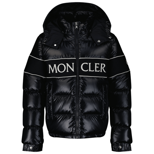 Moncler Kids Unisex Coat Navy Moncler Kinder Unisex Jas Navy - Superstellar
