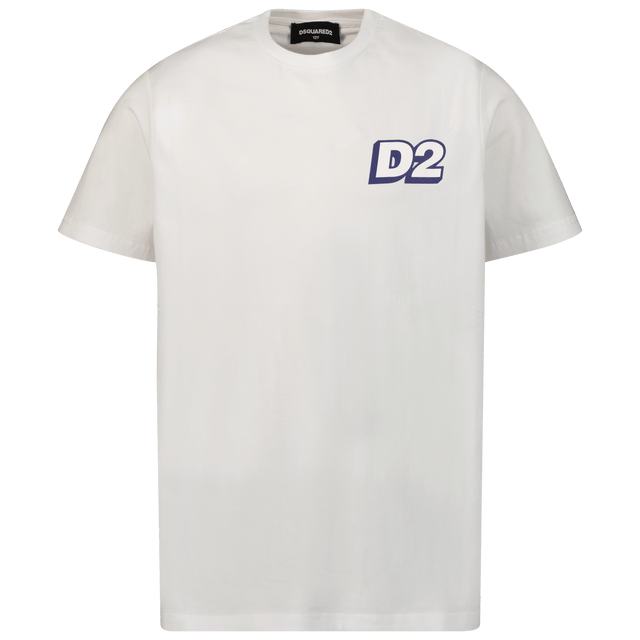 Dsquared2 Kids Unisex T-Shirt White Dsquared2 Kids Unisex T-Shirt White