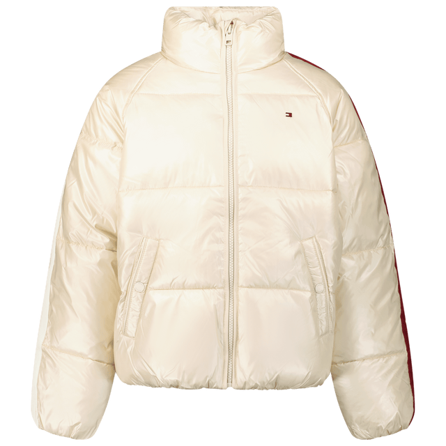 Tommy Hilfiger Kids Girls Coat White Tommy Hilfiger Kids Girls Coat White