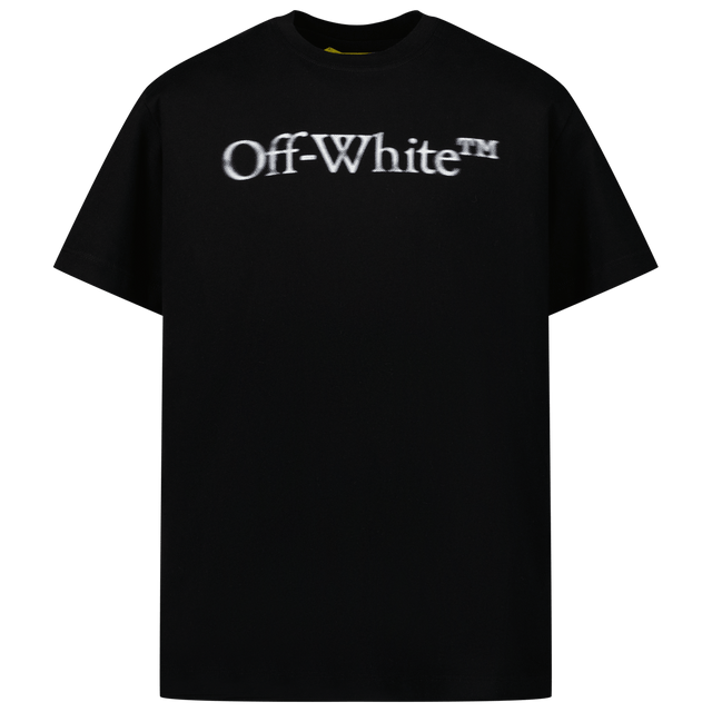 Off-White Kids Boys T-Shirt Black Off-White Kids Boys T-Shirt Black