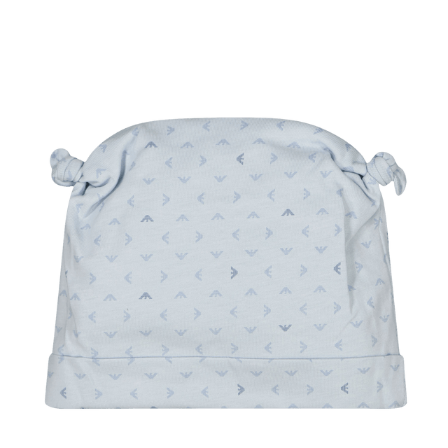 Armani Baby Boys Bonnet Light Blue Armani Baby Boys Bonnet Light Blue