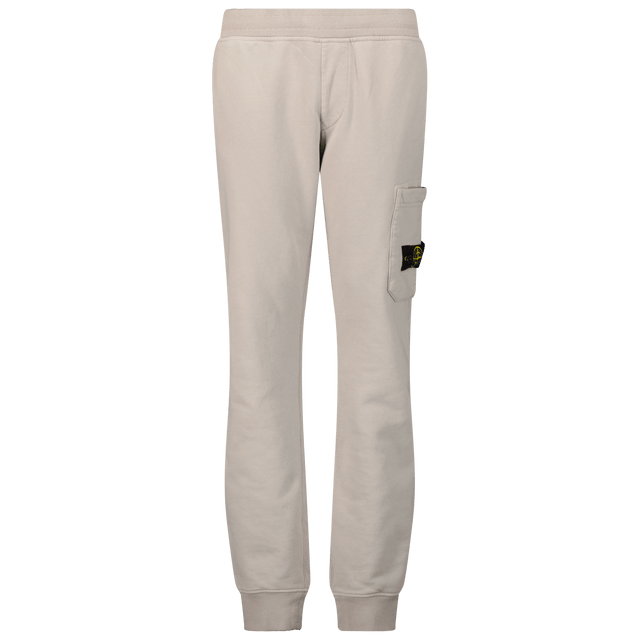 Stone Island Kids Boys Pants Beige Stone Island Kinder Jongens Broek Beige - Superstellar