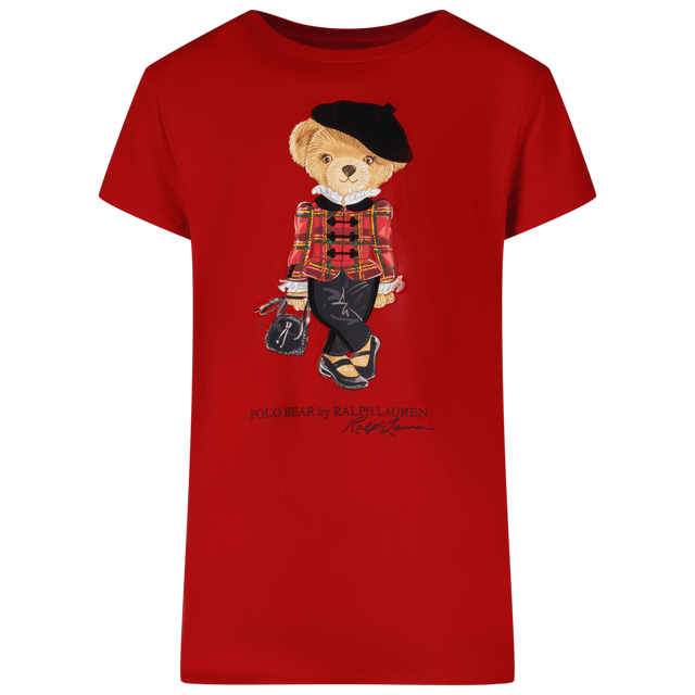 Ralph Lauren Kids Girls T-Shirt Red Ralph Lauren Kids Girls T-Shirt Red