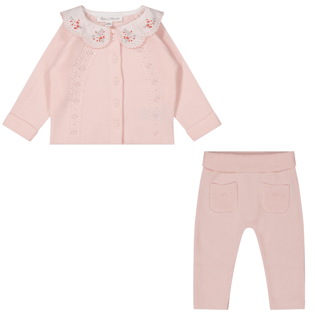Tartine et Chocolat Baby Girls Bodysuit Light Pink Tartine et Chocolat Baby Girls Bodysuit Light Pink