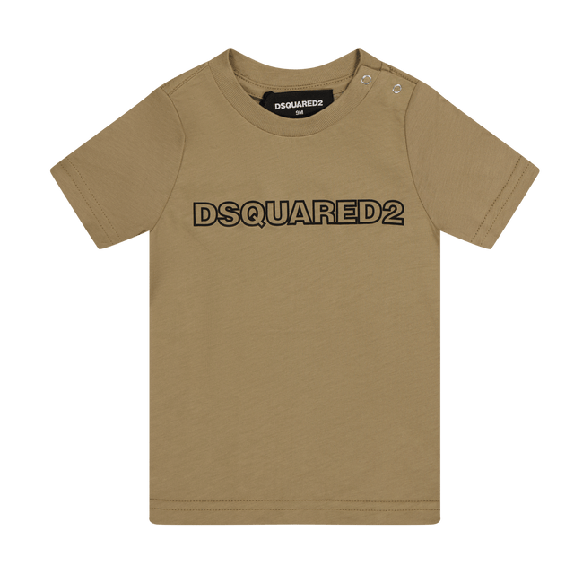 Dsquared2 Baby Unisex T-Shirt Camel Dsquared2 Baby Unisex T-Shirt Camel