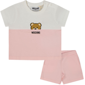 Image 75368728330622 Moschino Baby Meisjes Setje In Licht Roze