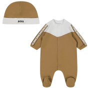 Image 75668520993150 Boss Baby Boys Playsuit In Beige