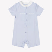 Image 72725163606398 Givenchy Baby Unisex Playsuit  Light Blue