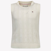 Image 76952251761022 Tommy Hilfiger Kinder Meisjes Vest In Creme