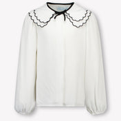 Image 77665604862334 Abel & Lula Kids Girls Blouse  Offwhite