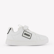 Image 77776722592126 Boss Jongens Sneakers In Wit