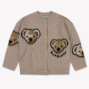 Image 76072621179262 Burberry Baby Unisex Vest In Licht Beige