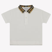 Image 76072669184382 Burberry Baby Jongens Polo In Wit