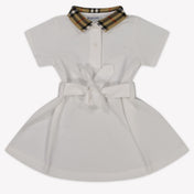 Image 76072627831166 Burberry Astrid Baby Girls Dress  White