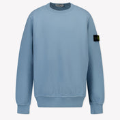 Image 77080011309438 Stone Island Kids Boys Sweater  Light Blue