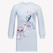 Image 76433940349310 MonnaLisa Kinder Meisjes Jurk in Licht Blauw