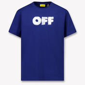 Image 78046601740670 Off-White Kinder Jongens T-Shirt In Blauw