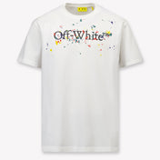 Image 78046666916222 Off-White Kinder Jongens T-Shirt In Wit