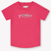 Image 78953945301374 Tommy Hilfiger Baby Girls T-shirt in Dark Pink