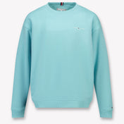 Image 78652544483710 Tommy Hilfiger Kinder Unisex Trui In Turquoise