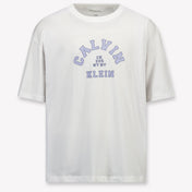 Image 78908952543614 Calvin Klein Kinder Jongens T-Shirt In Wit